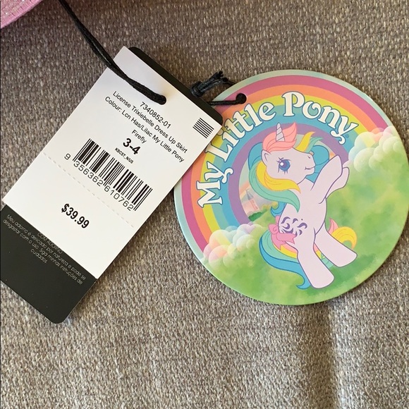 NEW Cotton On Kids My Little Pony skirt Size 3-4 - Picture 7 of 7